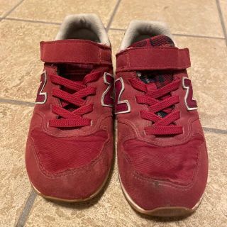 ニューバランス(New Balance)のニューバランス　20cm チェック　赤　YV996CG RED(スニーカー)