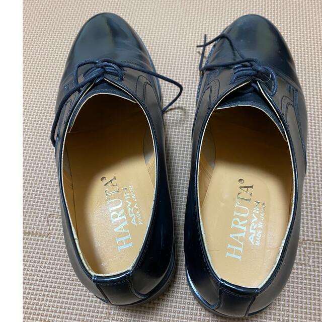 HARUTA(ハルタ)のハルタ　HARUTA 紐靴　黒　ブラック　27cm EEE  メンズの靴/シューズ(ドレス/ビジネス)の商品写真