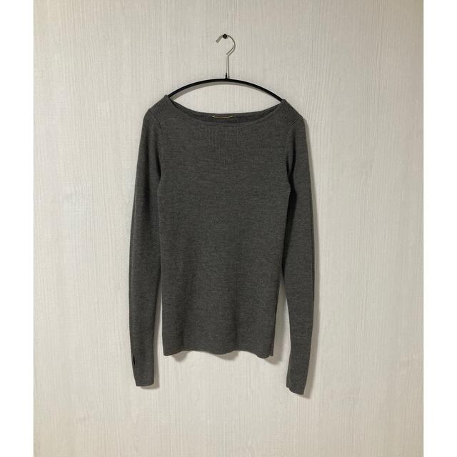 L'Appartement DEUXIEME CLASSE(アパルトモンドゥーズィエムクラス)の未使用 L'Appartement Rib B/N Knit 指抜きニット レディースのトップス(ニット/セーター)の商品写真