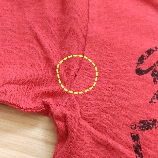 DEVILOCK(デビロック)のdevirock 長袖Tシャツ 110cm 赤 キッズ/ベビー/マタニティのキッズ服男の子用(90cm~)(Tシャツ/カットソー)の商品写真