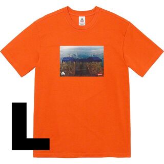 シュプリーム(Supreme)のSupreme Nike ACG Grid Tee Lサイズ orange(Tシャツ/カットソー(半袖/袖なし))