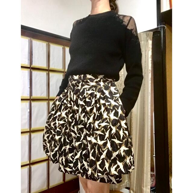 ハンドメイド　和柄　スカート レディースのスカート(ひざ丈スカート)の商品写真