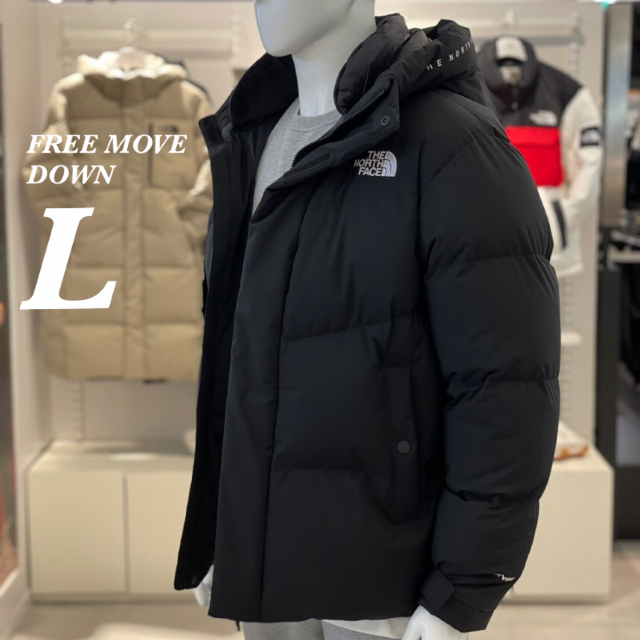 レッド系 新品 ノースフェイス NOVERTY FREE MOVEダウン メンズL