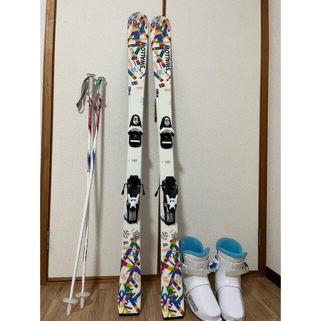 クリアランス販促 スキー&ストック&バッグセット 初心者に扱いやすい