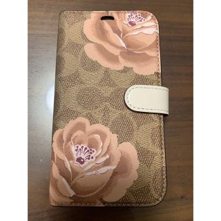 コーチ(COACH)の★正規品★COACH ブックタイプケース/peony brown(iPhoneケース)