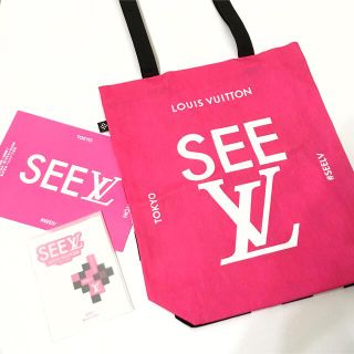 ルイヴィトン(LOUIS VUITTON)の非売品 LOUISVUITTON トートバッグ&ステッカー SEELV(ノベルティグッズ)