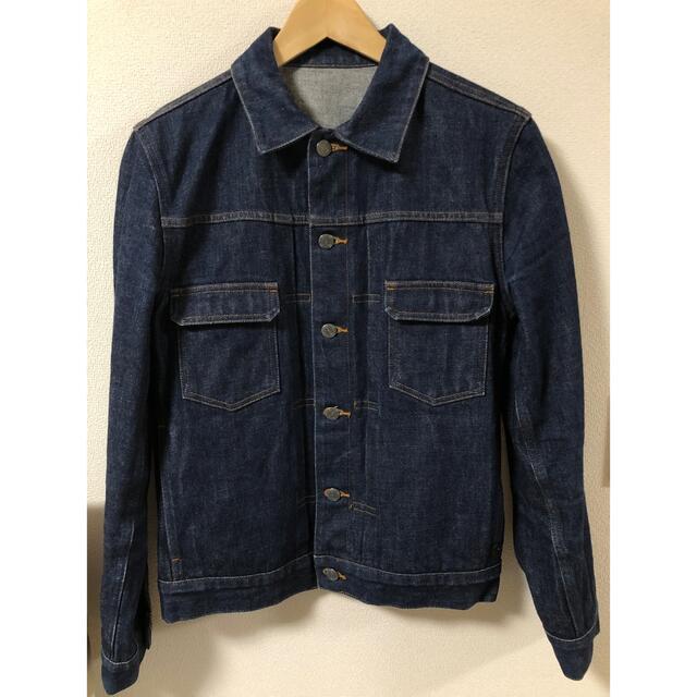 A.P.C(アーペーセー)のA.P.C  インディゴデニムジャケット S メンズのジャケット/アウター(Gジャン/デニムジャケット)の商品写真