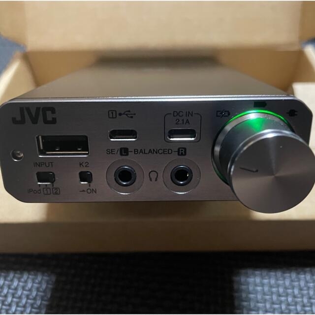 Victor(ビクター)のJVC SU-AX01 ポータブルヘッドホンアンプ スマホ/家電/カメラのオーディオ機器(アンプ)の商品写真