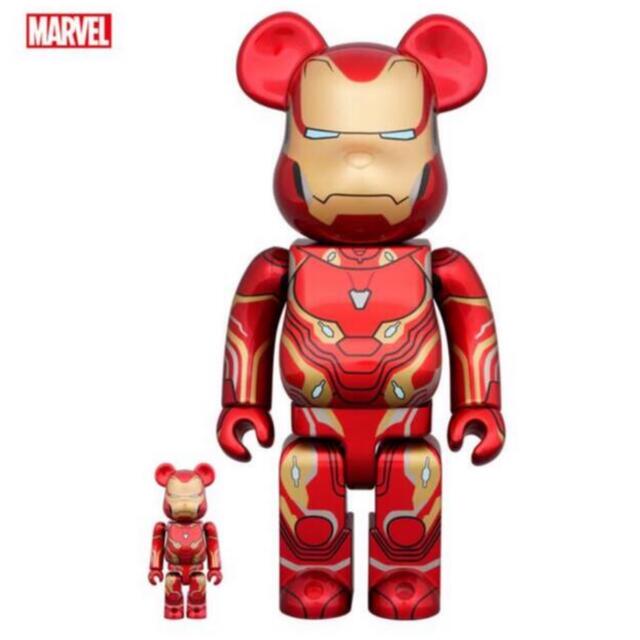 BE@RBRICK(ベアブリック)のBE@RBRICK IRON MAN MARK 50 100％ & 400％ エンタメ/ホビーのフィギュア(その他)の商品写真