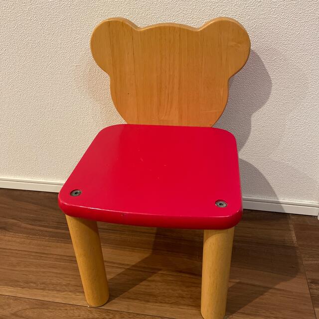 mikihouse(ミキハウス)のミキハウス　非売品　子供　椅子　木製 キッズ/ベビー/マタニティのおもちゃ(知育玩具)の商品写真