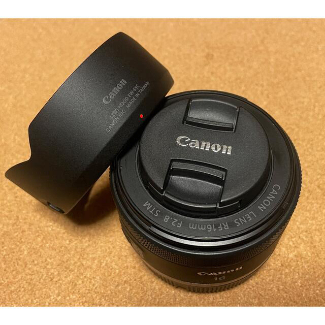Canon RF16mm F2.8 純正フード フィルター付 キャノンスマホ/家電/カメラ