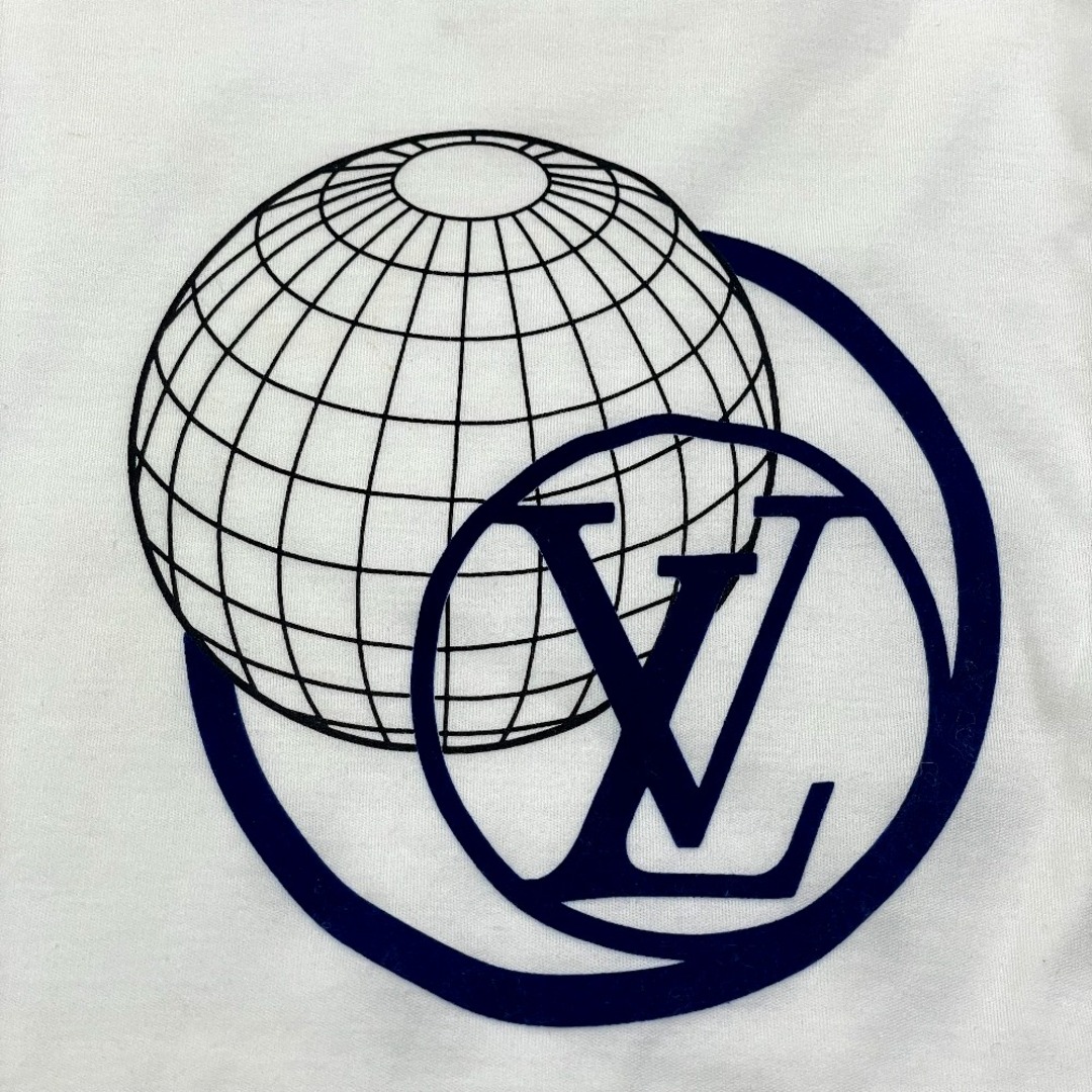 LOUIS VUITTON(ルイヴィトン)のルイヴィトン LOUIS VUITTON LVグローブ 1A9LPK フライト・モード チェーン 半袖Ｔシャツ コットン ホワイト レディースのトップス(Tシャツ(半袖/袖なし))の商品写真