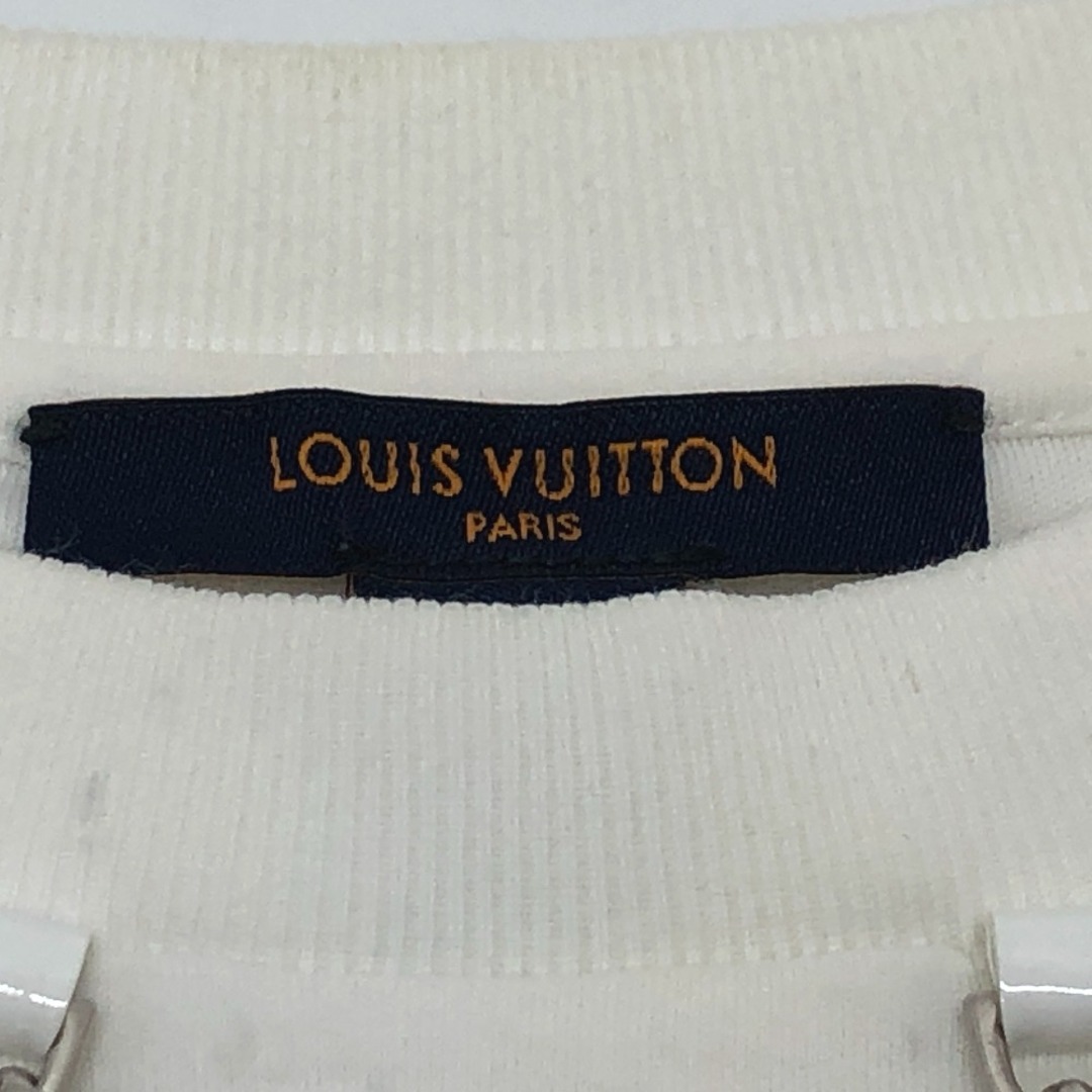 LOUIS VUITTON(ルイヴィトン)のルイヴィトン LOUIS VUITTON LVグローブ 1A9LPK フライト・モード チェーン 半袖Ｔシャツ コットン ホワイト レディースのトップス(Tシャツ(半袖/袖なし))の商品写真