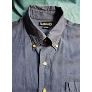 ポロラルフローレン(POLO RALPH LAUREN)の良品★　上質・上品　ランズエンド　プレミアム　オックスフォード　長袖シャツ　XL(ウエア)