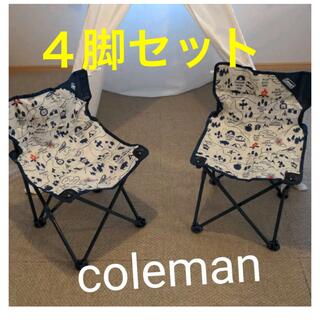 コールマン(Coleman)のコールマン  コンパクトクッションチェア キャンプマップ セット　ファンチェア(テーブル/チェア)