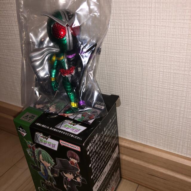 BANDAI(バンダイ)の一番くじ　仮面ライダーW 風都探偵　C賞　仮面ライダーW サイクロンジョーカー エンタメ/ホビーのフィギュア(特撮)の商品写真