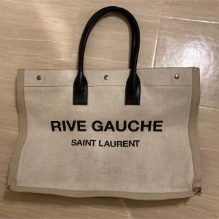 サンローラン(Saint Laurent)のサンローラン　ノース／サウス リヴ・ゴーシュ（コーテッドリネン）(トートバッグ)