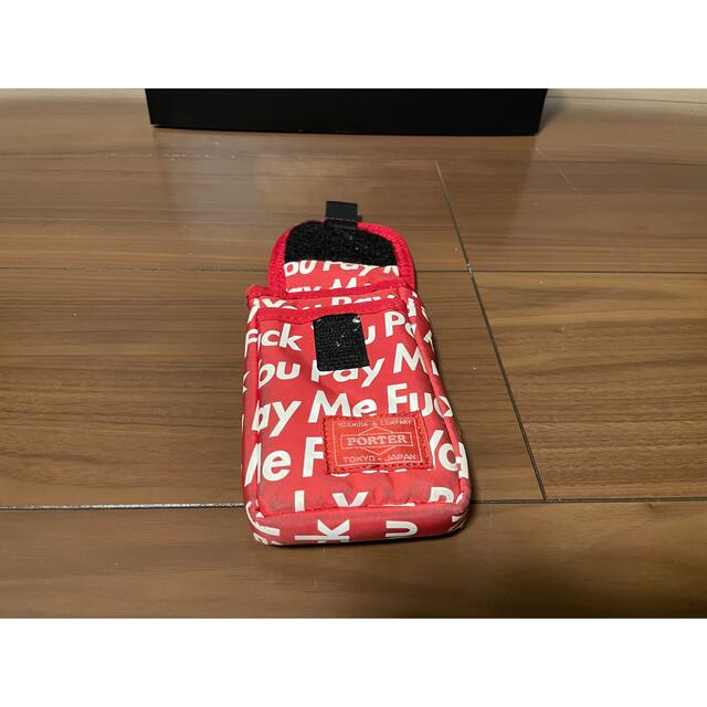 貴重 Supreme Porter iPhone Case Supreme 赤 スマホ/家電/カメラのスマホアクセサリー(iPhoneケース)の商品写真