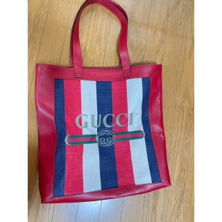 グッチ(Gucci)のGUCCIドットバッグ(トートバッグ)