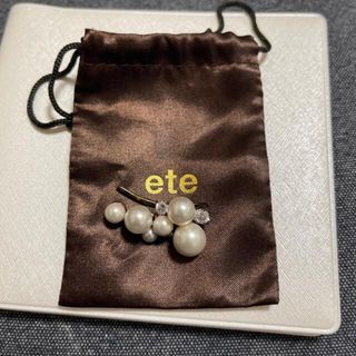 エテ(ete)のete イヤーカフ　イヤリング　パール(イヤーカフ)