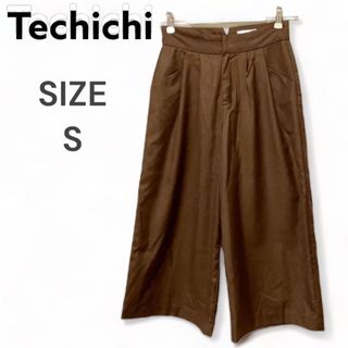 テチチ(Techichi)のパンツ　レディース　ワイド　S ブラウン　ボトムス　テチチ　Techichi (カジュアルパンツ)