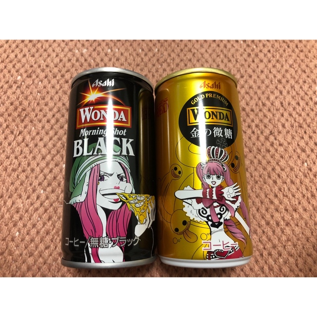 アサヒ(アサヒ)のワンダ　ワンピースコラボ缶コーヒー 食品/飲料/酒の飲料(コーヒー)の商品写真