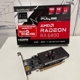 SAPPHIRE PULSE Radeon RX6400 GAMING 4GB(PCパーツ)