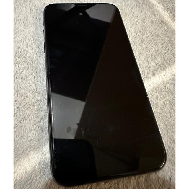 iPhone(アイフォーン)の【美品】iPhoneX 64GB スペースブラック　 スマホ/家電/カメラのスマートフォン/携帯電話(スマートフォン本体)の商品写真