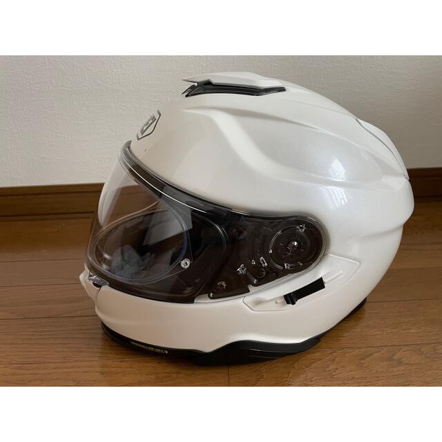 翔泳社(ショウエイシャ)のヘルメット SHOEI GT-Air Ⅱ ホワイト Lサイズ 自動車/バイクのバイク(ヘルメット/シールド)の商品写真