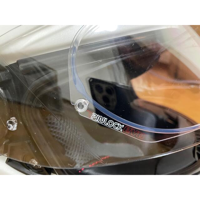 翔泳社(ショウエイシャ)のヘルメット SHOEI GT-Air Ⅱ ホワイト Lサイズ 自動車/バイクのバイク(ヘルメット/シールド)の商品写真