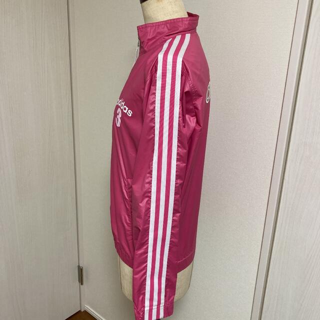 美品 adidas ジャージ ジャンパー ジャケット ブルゾン Mピンク お洒落