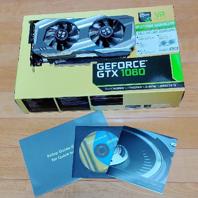 玄人志向 GF-GTX1060-E6GB/OC2/DF - www.husnususlu.com
