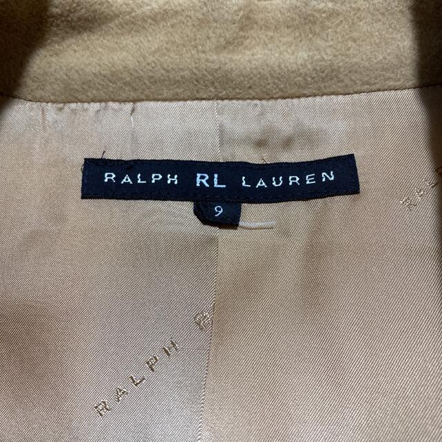 Ralph Lauren(ラルフローレン)のRALPH LAUREN ラルフローレン　ロングコートアンゴラ＆ウール　キャメル レディースのジャケット/アウター(ロングコート)の商品写真