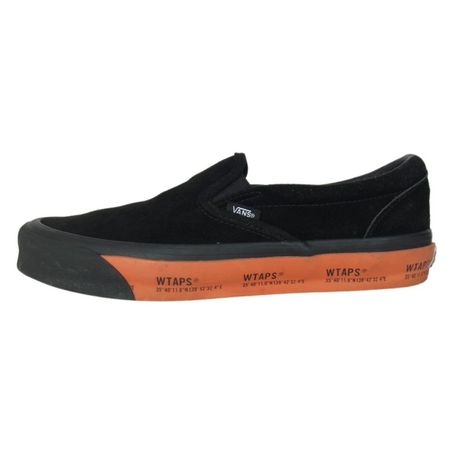 WTAPS ダブルタップス スニーカー VN0A45JK20E VANS OG CLASSIC SLIP-ON　バンズ スリッポン ブラック系 27.5cm