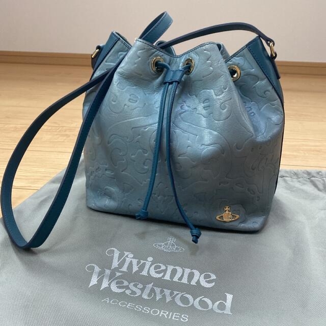 Vivienne Westwood ☆ オーブ 型押し レザー ショルダーバッグ