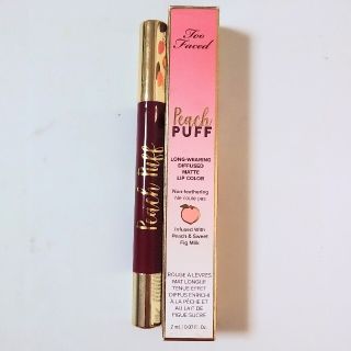 トゥフェイス(Too Faced)のトゥーフェイスド　ピーチパフ　ロングウェアリング　マット　リップカラー(口紅)