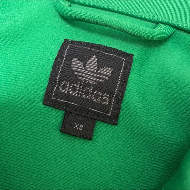 adidas アディダス ジャージ 激レア ジャケット グリーン 黒タグ 希少-