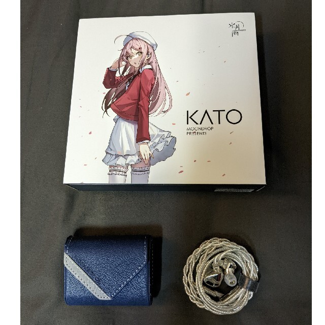 水月雨　KATO  Moondrop　有線イヤフォン スマホ/家電/カメラのオーディオ機器(ヘッドフォン/イヤフォン)の商品写真