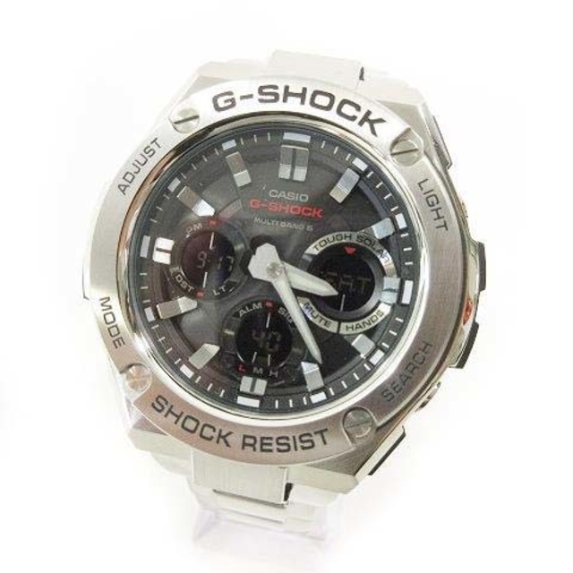 G-SHOCK(ジーショック)のカシオジーショック G-STEEL 腕時計 電波時計 タフソーラー 二針 防水 レディースのファッション小物(腕時計)の商品写真