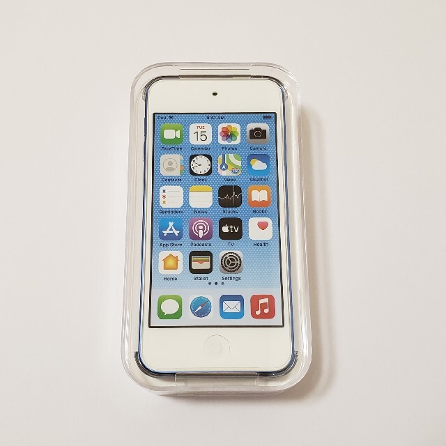 iPod touch(アイポッドタッチ)のApple iPod touch 32GB 第7世代 ブルー MVHU2J/A スマホ/家電/カメラのオーディオ機器(ポータブルプレーヤー)の商品写真