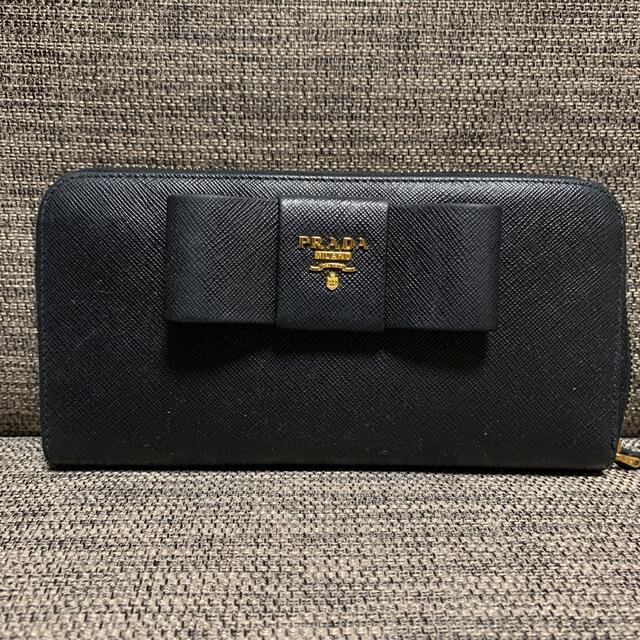 財布【PRADA】長財布　サフィアーノ