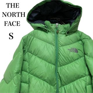 ザノースフェイス(THE NORTH FACE)のノースフェイス ダウンジャケット グリーン レディース S ヴィンテージ(ダウンジャケット)