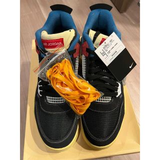 ナイキ(NIKE)の希少サイズにて早い者勝ち！UNION × NIKE AIR JORDAN 4 (スニーカー)