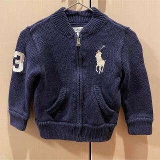 ポロラルフローレン(POLO RALPH LAUREN)のラルフローレン ニット パーカー  キッズ　ベビー　12M(ニット/セーター)