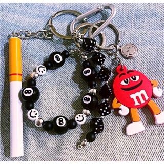 ハフ(HUF)のキーホルダーセット ビリヤード m&m’s サイコロ ストリート 古着 huf(キーホルダー)