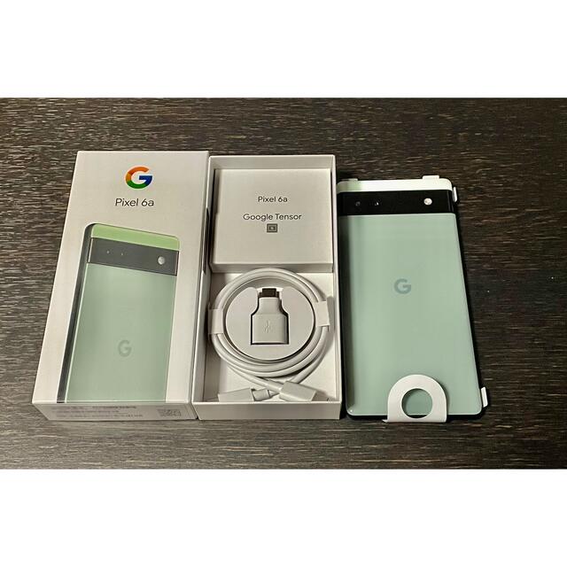 Google Pixel 6a Sage 128 GB ピクセル グリーン 緑スマートフォン/携帯電話