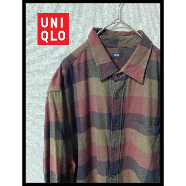 UNIQLO(ユニクロ)の2021年モデルUNIQLO ユニクロ フランネルチェックシャツ 秋カラー メンズのトップス(シャツ)の商品写真