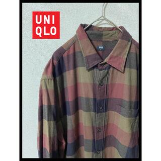 ユニクロ(UNIQLO)の2021年モデルUNIQLO ユニクロ フランネルチェックシャツ 秋カラー(シャツ)