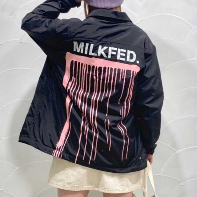 MILKFED.(ミルクフェド)の数回のみ コラボ コーチジャケット レディースのジャケット/アウター(ナイロンジャケット)の商品写真