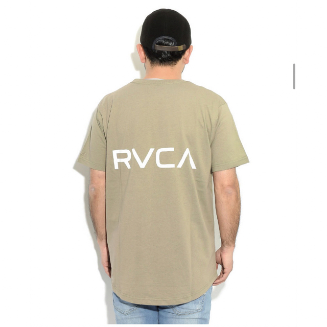 RVCA(ルーカ)のrvca ルーカ　Tシャツ　Lサイズ　ベージュ メンズのトップス(Tシャツ/カットソー(半袖/袖なし))の商品写真